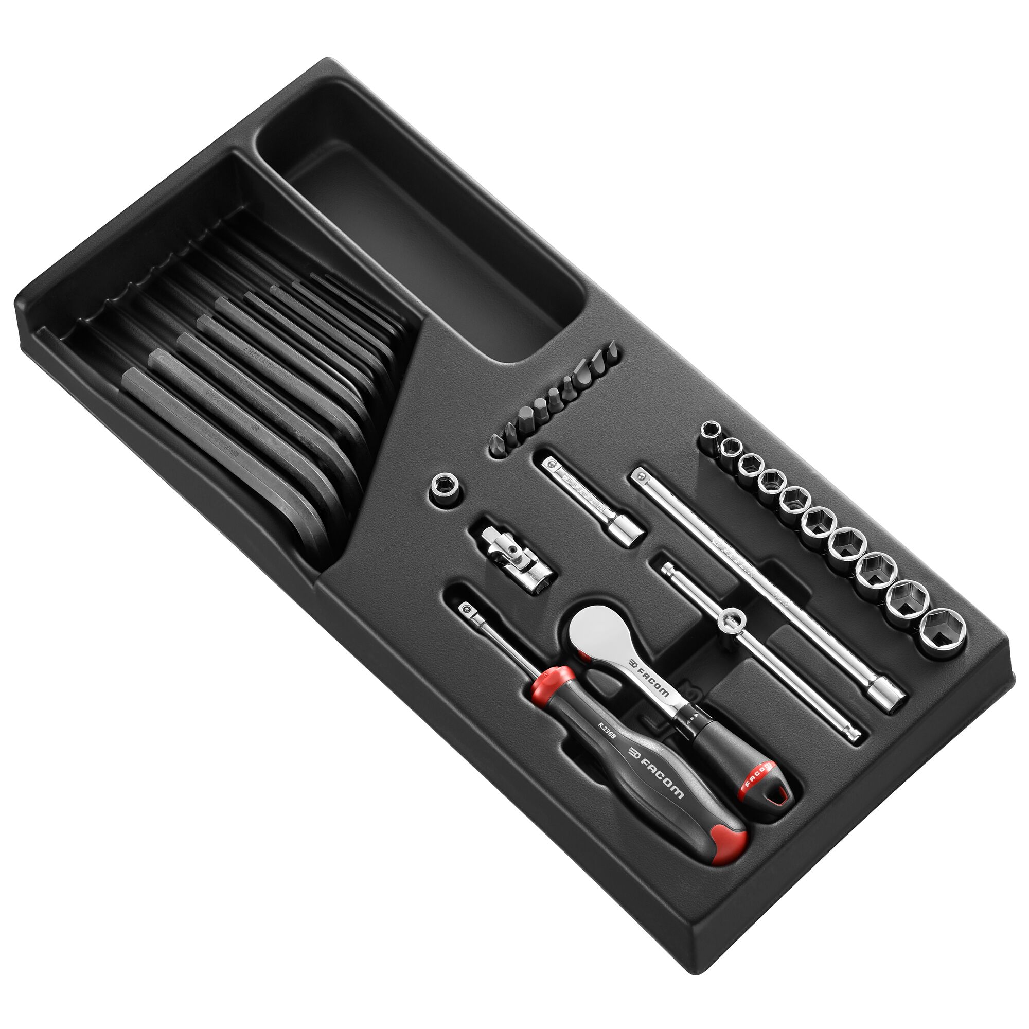 1/4 in. Drive Socket Set in Plastic Module (36 pc.) | FACOM