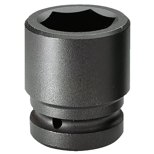 Facom NM_32A black impact socket front angle on white background.