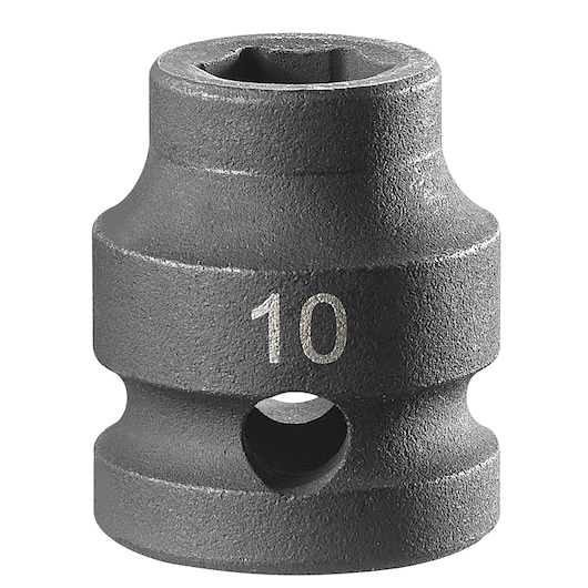 1/2" Short Impact Socket 10 mm