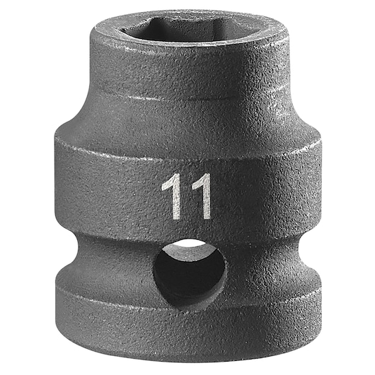 1/2'' Metric 6-point stubby impact socket