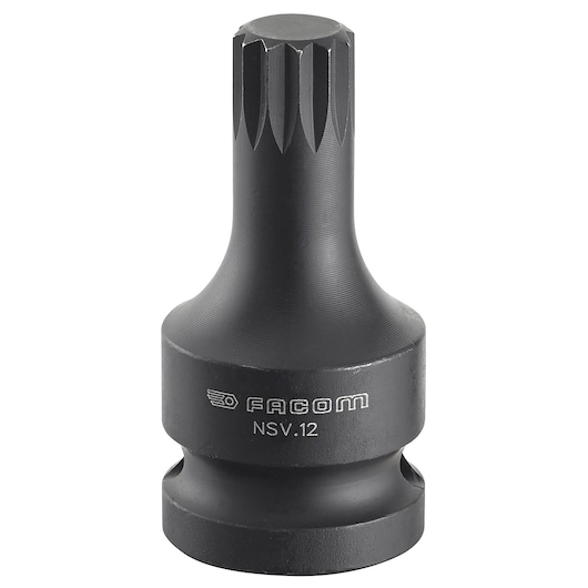 1/2" XZN impact bit socket, M6