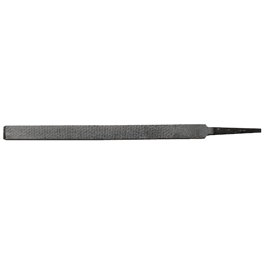 Facom PAM_B250A flat hand file with fine textured surface, side view on white background.