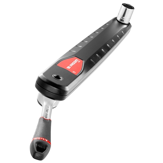 Photo of Facom R.161BPB black and red torque wrench, angled view on white background.