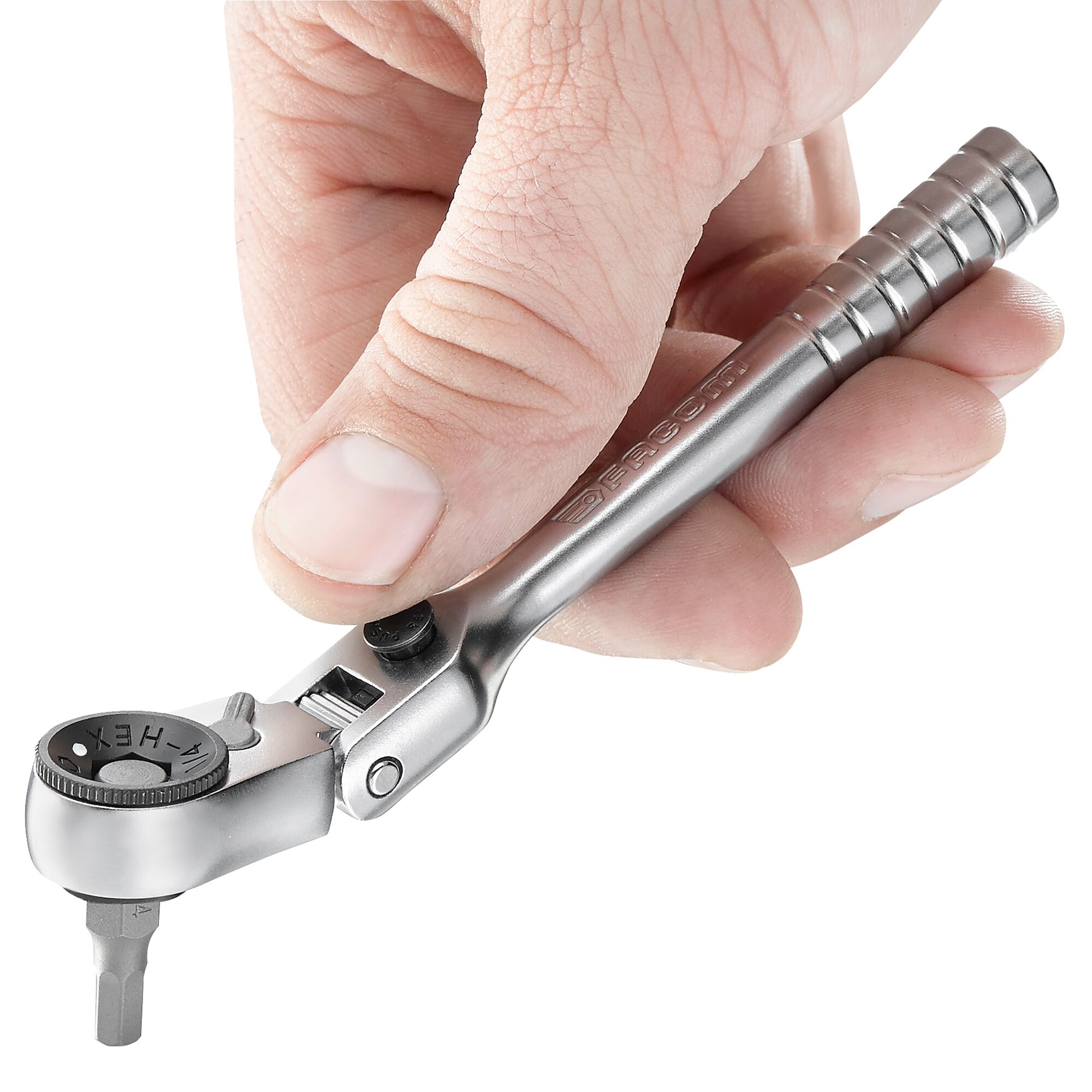 コムドットセット 1/4 in. Drive PICO Bit Socket Set With Flexible Head Ratchet (31