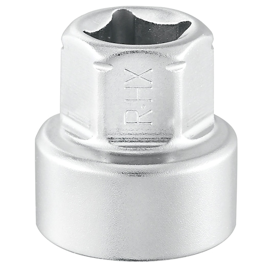 1/4 in. Hexagonal Shape Socket, 6-point, 10 mm