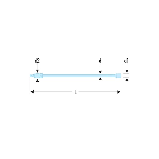 1/4 in. Extension, 150 mm