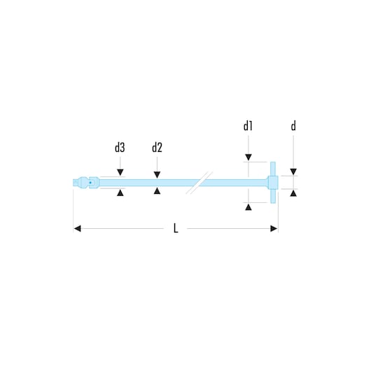 1/4 in. Extension, 385 mm