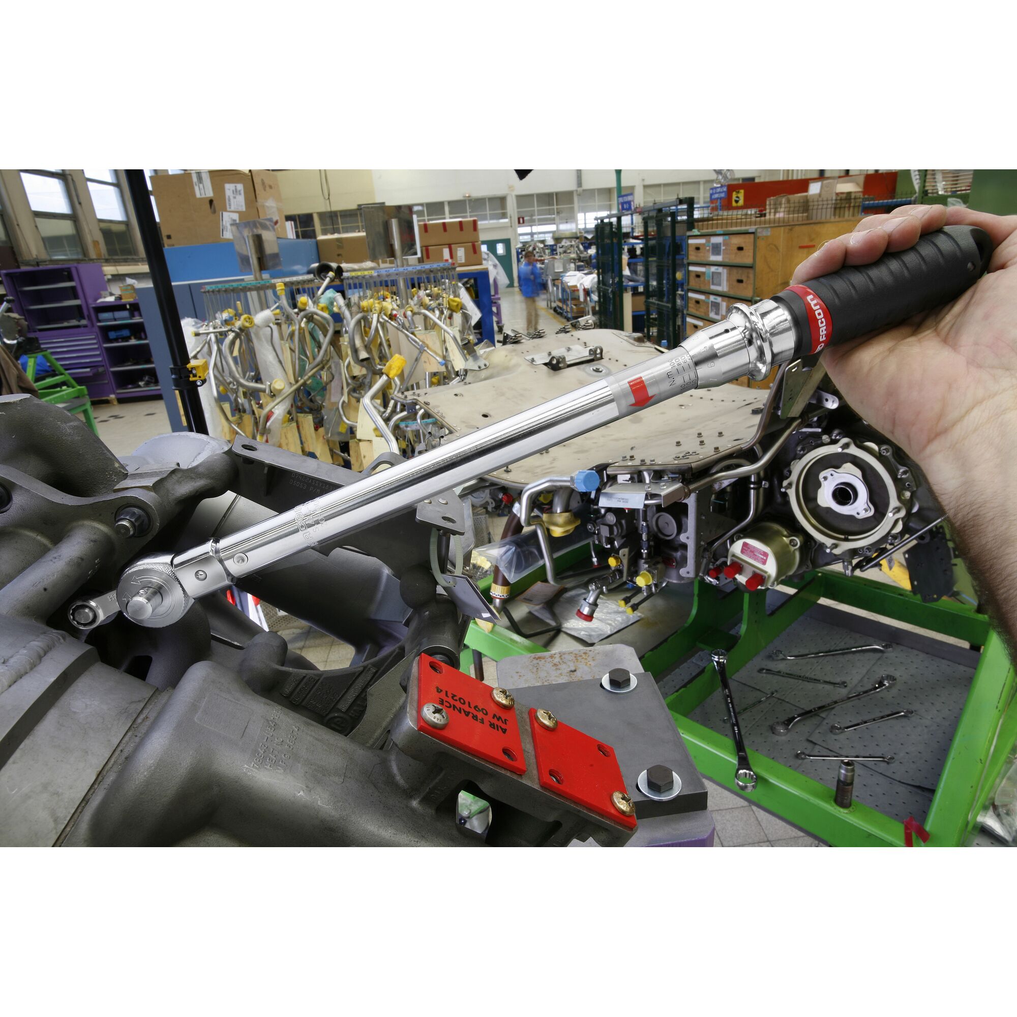 Click Torque Wrench With Removable Ratchet, Range 5-25Nm | FACOM