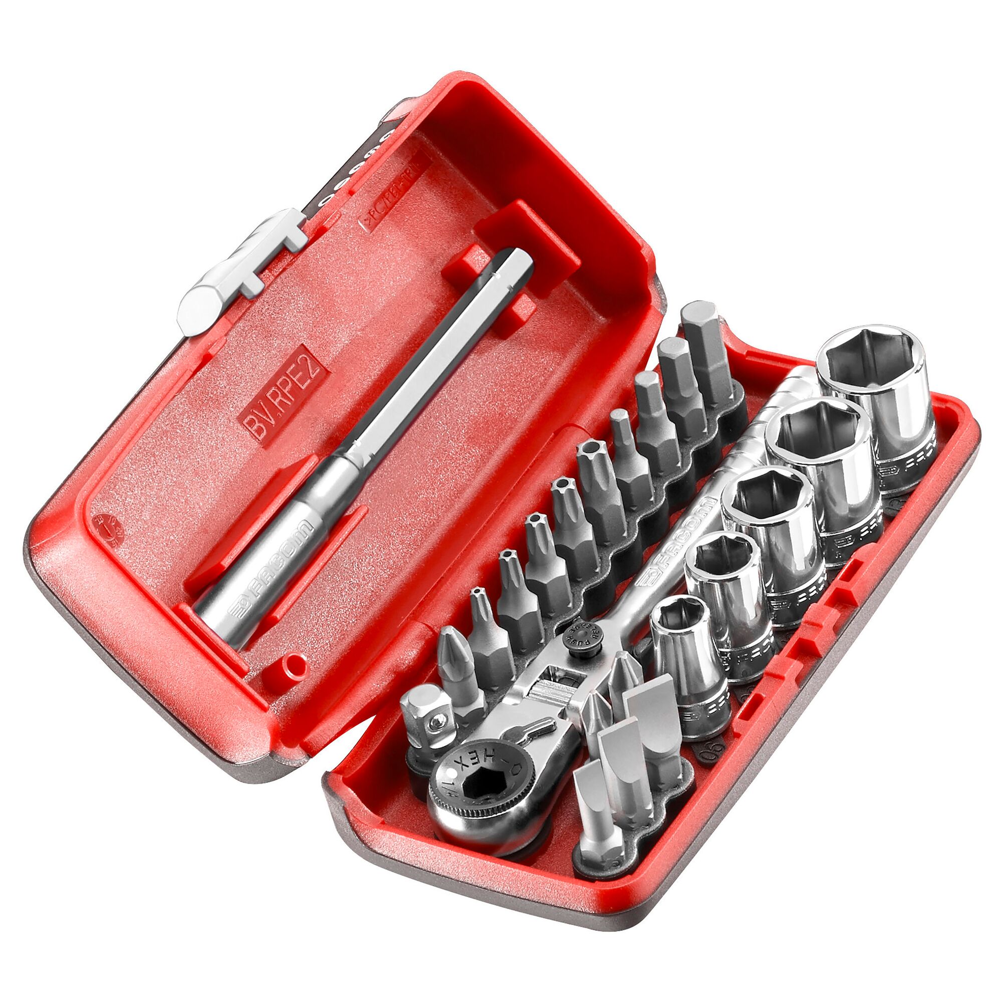 1/4 in. PICO Socket Set With Flexible Head Ratchet (23 pc 1/4 in. PICO Socket Set With Flexible Head Ratchet (23 pc