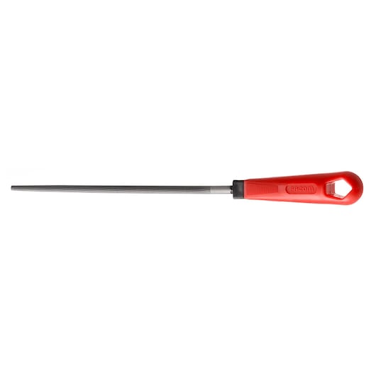Facom round file with red handle, SKU RD_MD200EMA, shown flat on white background.