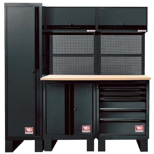 Set of Roll Workshop System Units n°4, Black