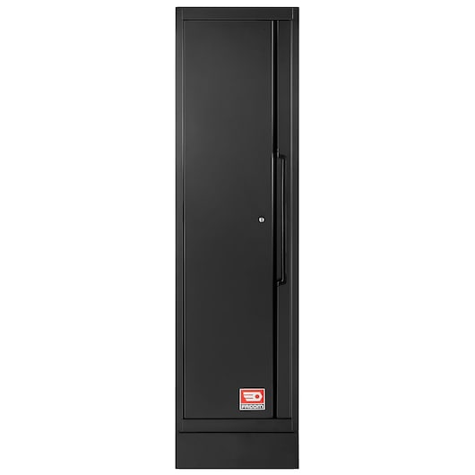 Facom RWS2-A500PPBS tall black metal storage cabinet, front angle, with logo and handle.