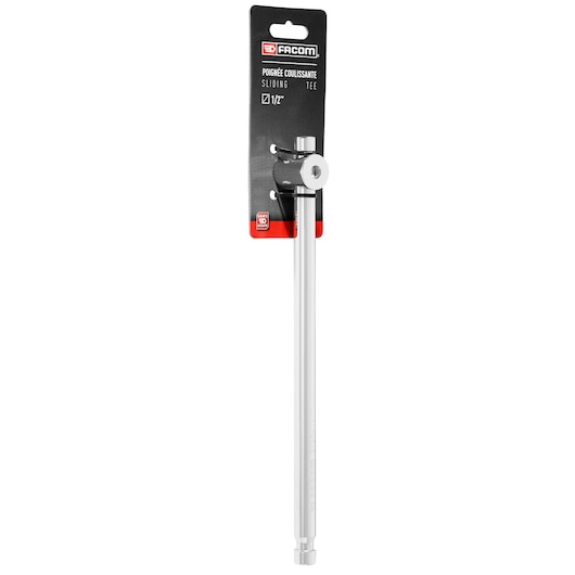 Facom S_120APB sliding T-handle, 1/2 inch drive, shown on white background, front angle.