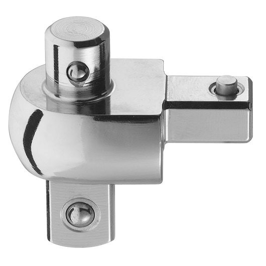 Facom chrome socket universal joint S_383, photography, side angle on white background.