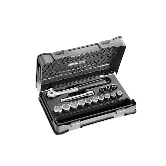 1/2 in. MBOX Original Round Head Ratchet Socket Set (15 pc.)