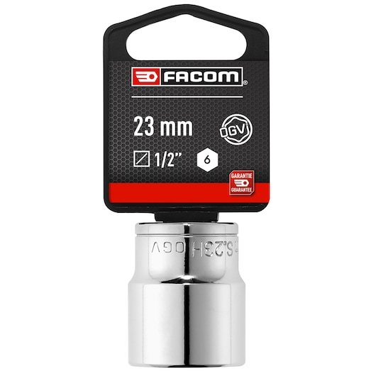 1/2 in. Socket 6-point, 23 mm