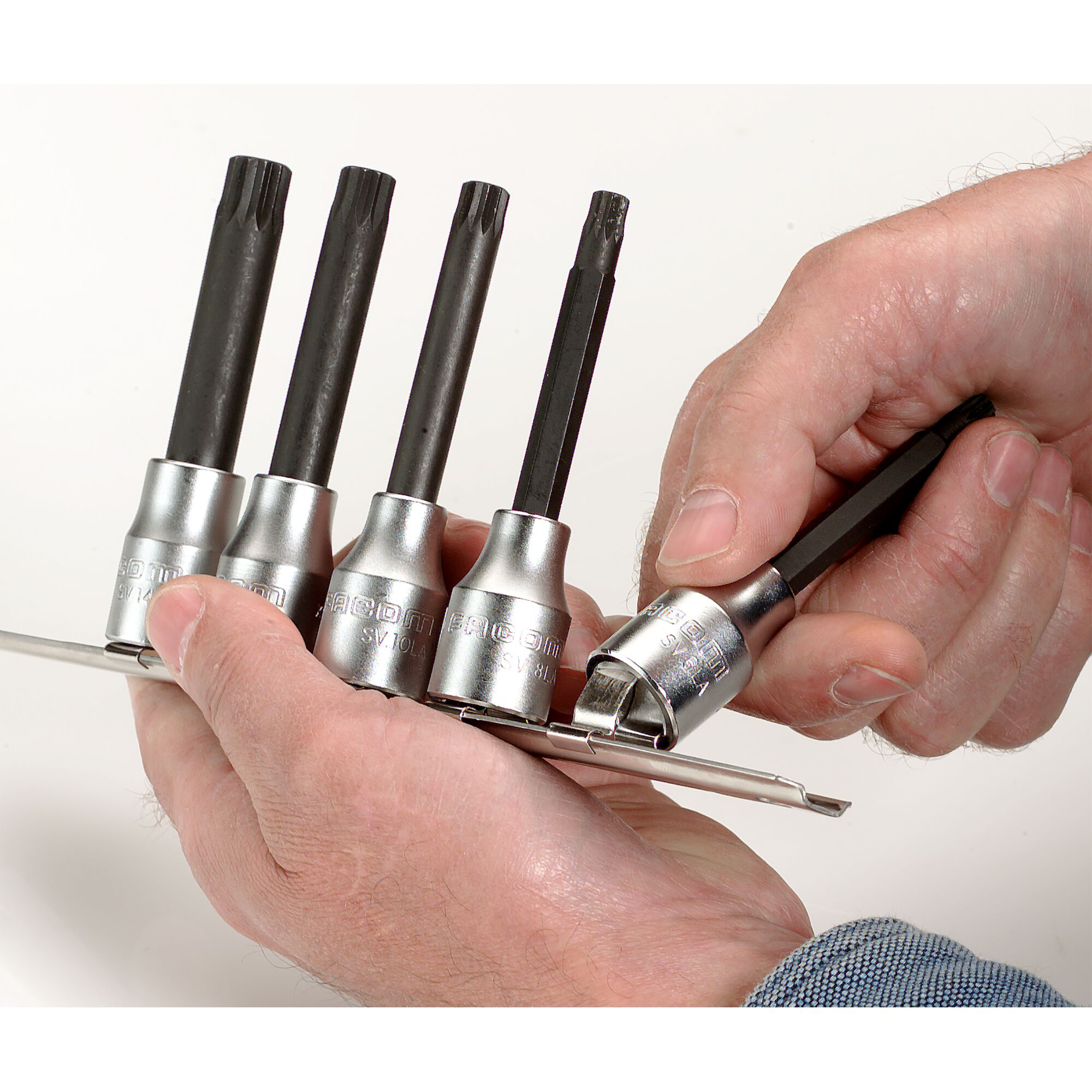 1/2 in. Drive Bits for Spline Socket Head XZN Long Bits Set, 6 to 1/2 in. Drive Bits for Spline Socket Head XZN Long Bits Set, 6 to
