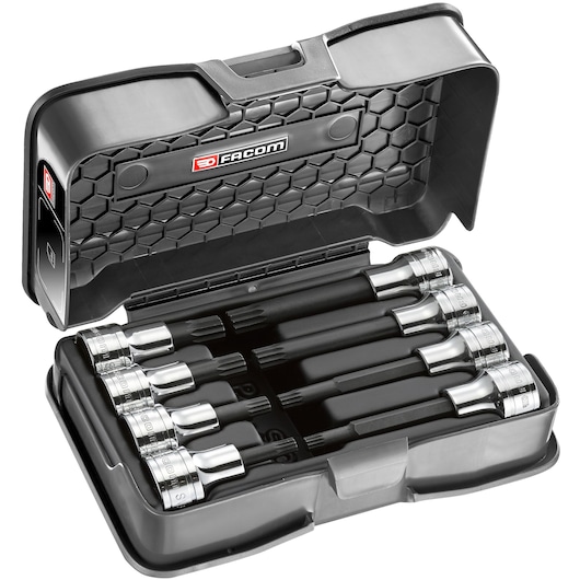 1/2" XZN bit socket set, 8 pieces