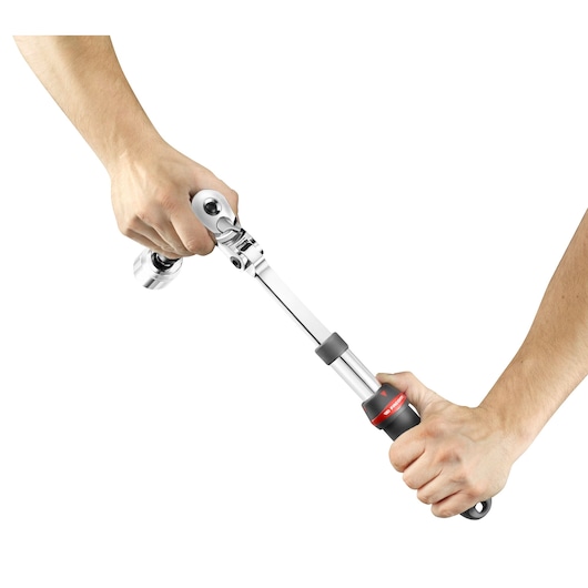 1/2" extendable ratchet push-lock