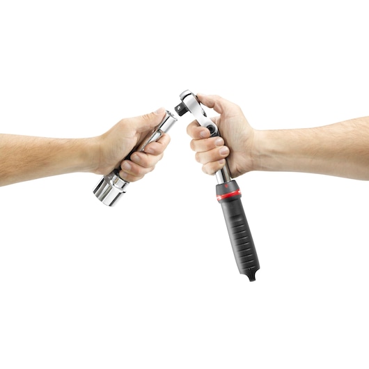 1/2" extendable ratchet push-lock