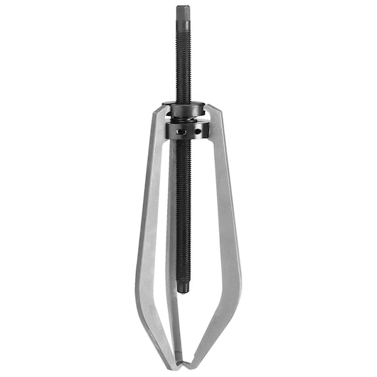 Facom U_302-200 three-jaw bearing puller, silver metal, front angle, on white background.
