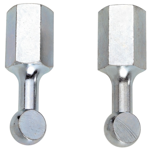 Set of 2 tips for U.23 puller type, diameter 32 mm, thread M16