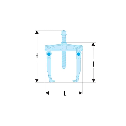 Outside Puller, Maximum Depth 140 mm