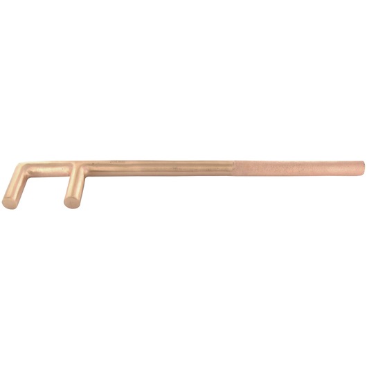 Facom VH50_400SR non-sparking striking tool with copper finish, side view on white background.