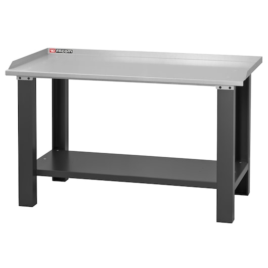 Maintenance Workbench, 750 x 2 mm, Galvanized Worktop, 1,5 m